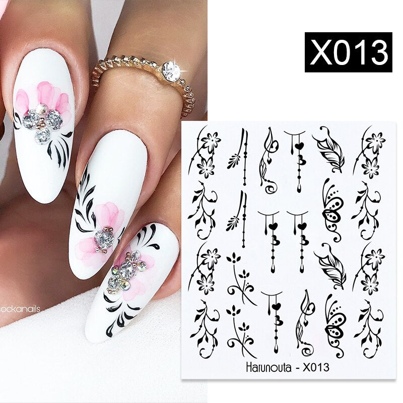 Different Styles & Colors Nail Art Water Decals