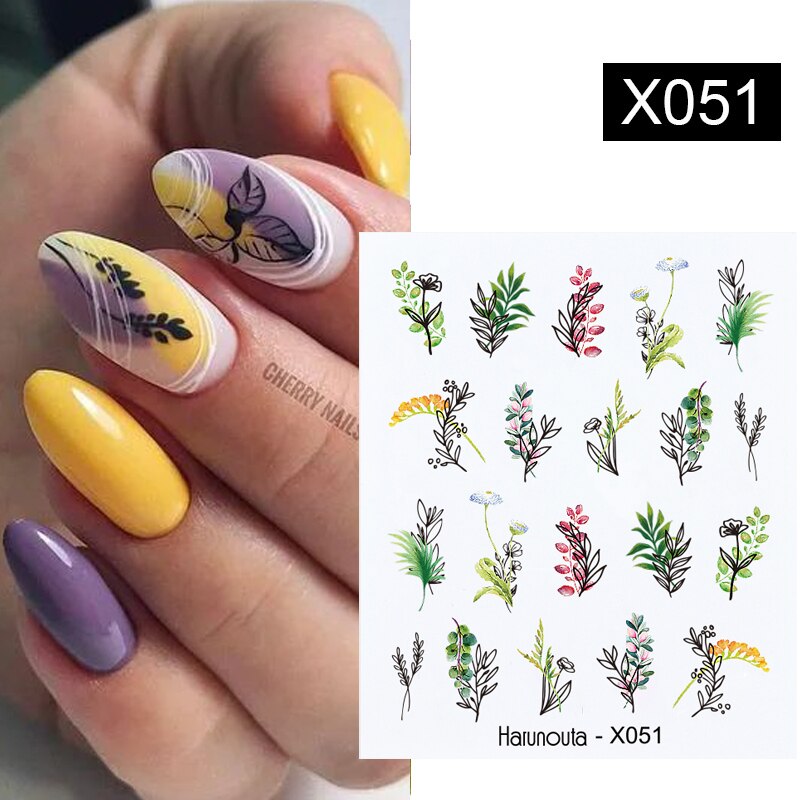 Different Styles & Colors Nail Art Water Decals