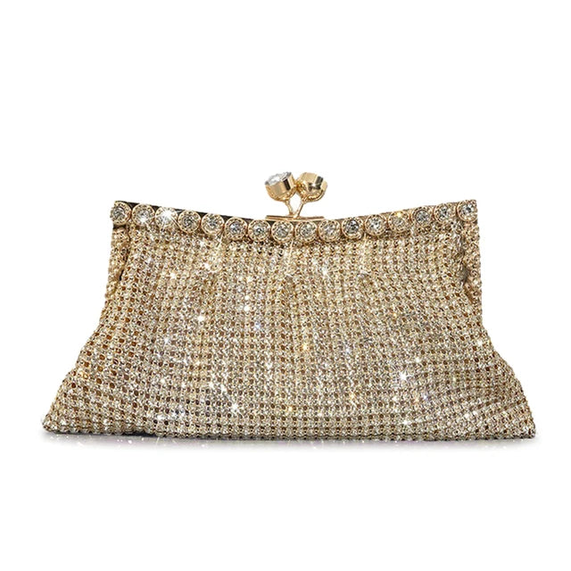 Rhinestone pochette à main