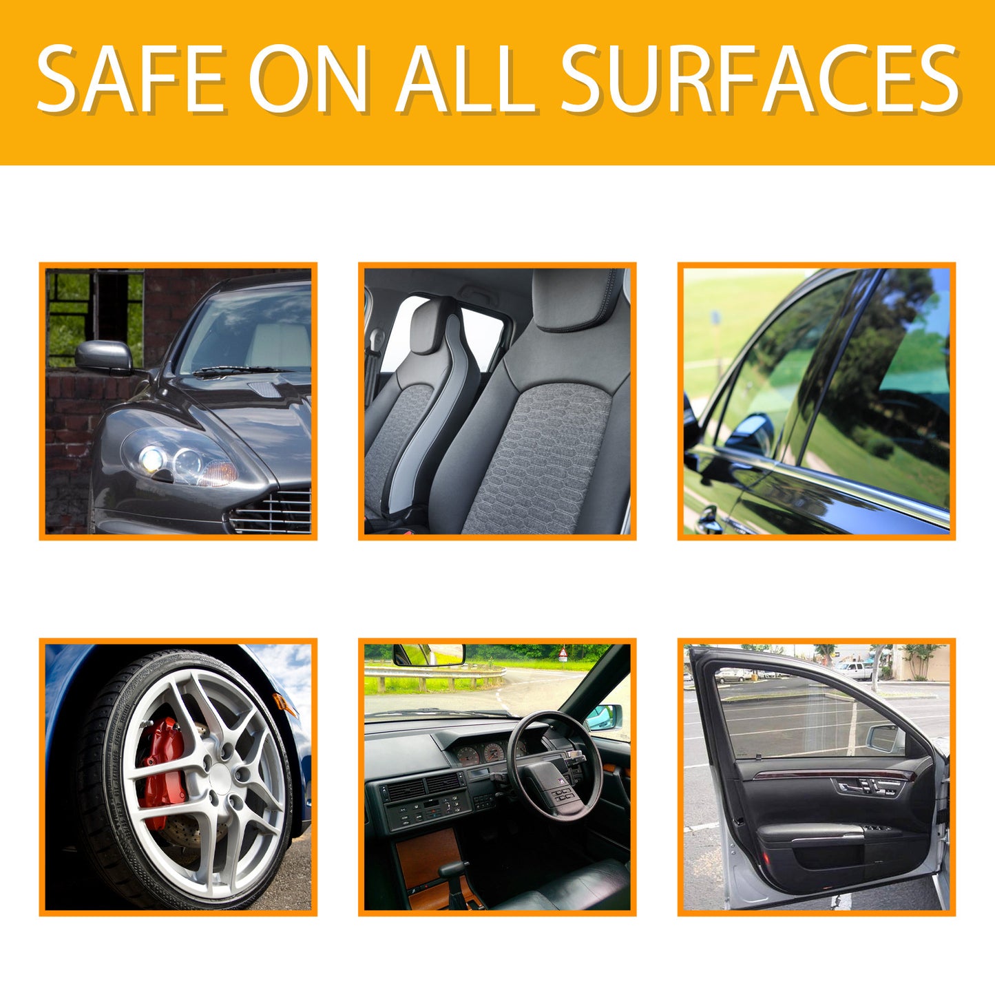 ATRUNMEA™- Nettoyant mousse pour intérieur de voiture Décontamination sans eau (plafond, siège et tableau de bord).