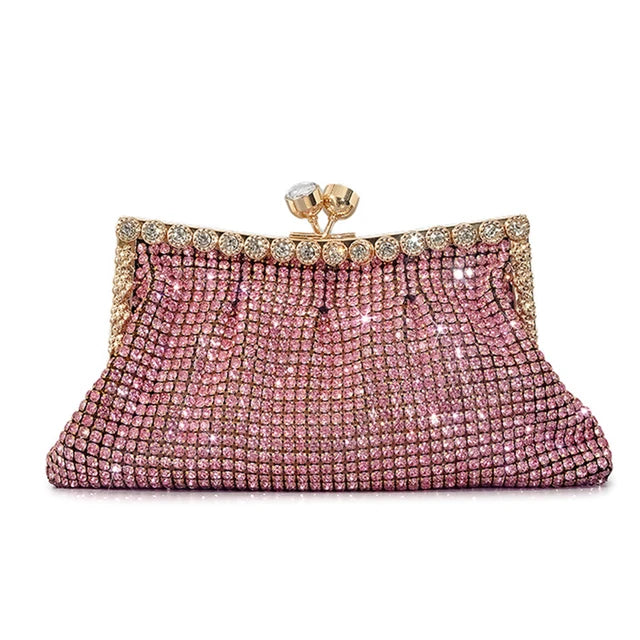 Rhinestone pochette à main