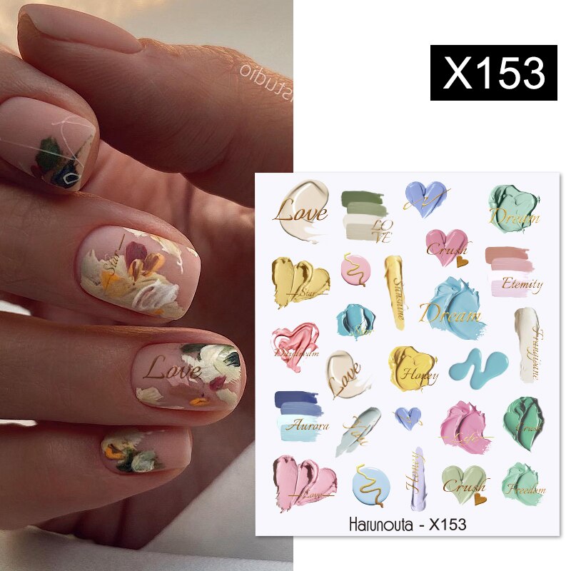 Different Styles & Colors Nail Art Water Decals