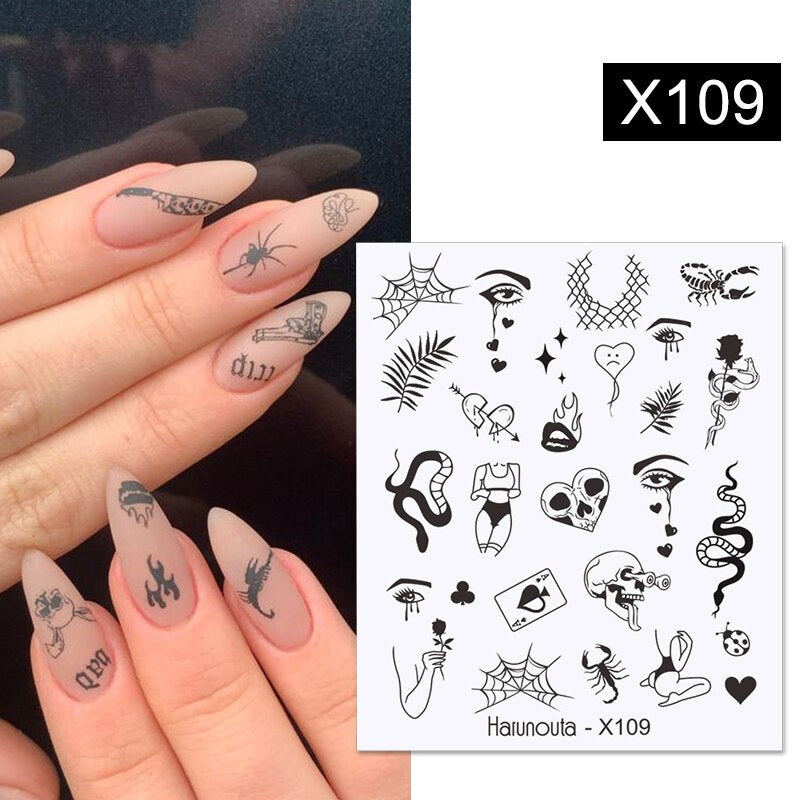 Different Styles & Colors Nail Art Water Decals