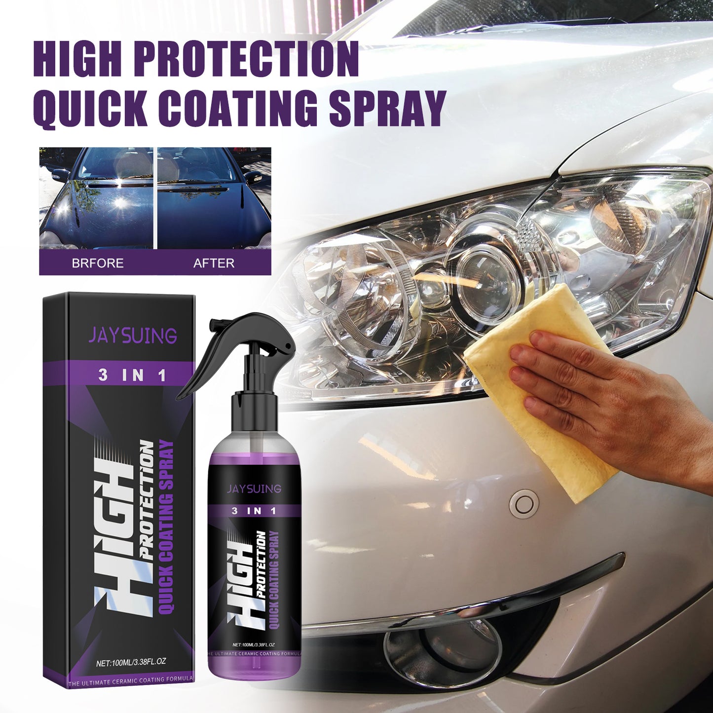 ATRUNMEA™ - Produit de finition violet / protection brillante.