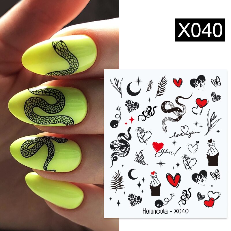 Different Styles & Colors Nail Art Water Decals