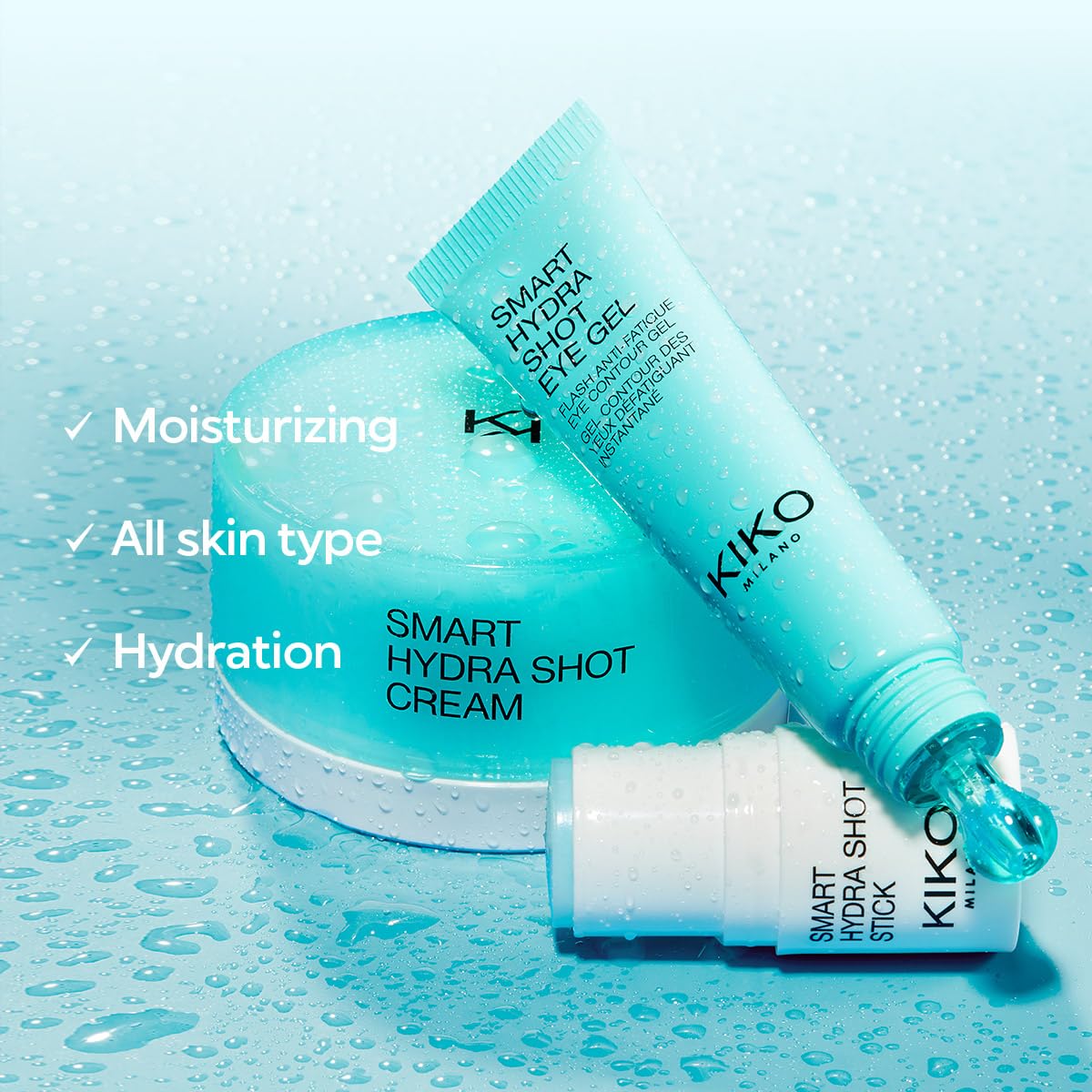 KIKO Milano Smart Hydrashot Stick | Stick Fluide Hydratation Rapide Visage Et Contour Des Yeux