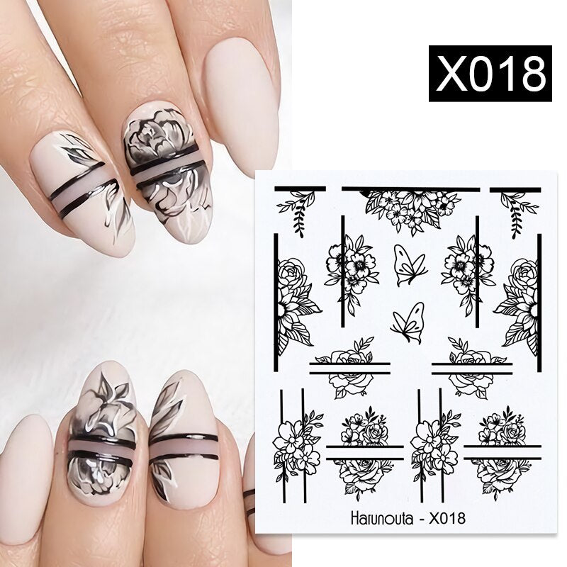 Different Styles & Colors Nail Art Water Decals