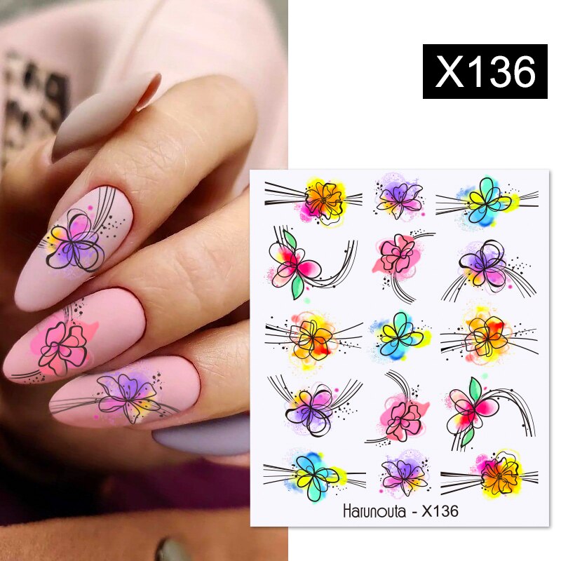 Different Styles & Colors Nail Art Water Decals