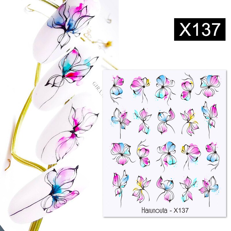 Different Styles & Colors Nail Art Water Decals