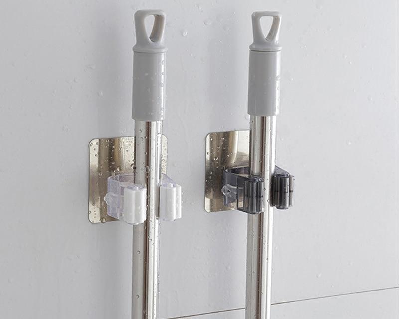 Adhesive Wall Mounted Mop Holder