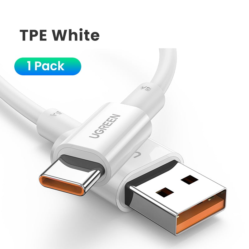 5 A Super Chargeur Type-C Cable téléphone