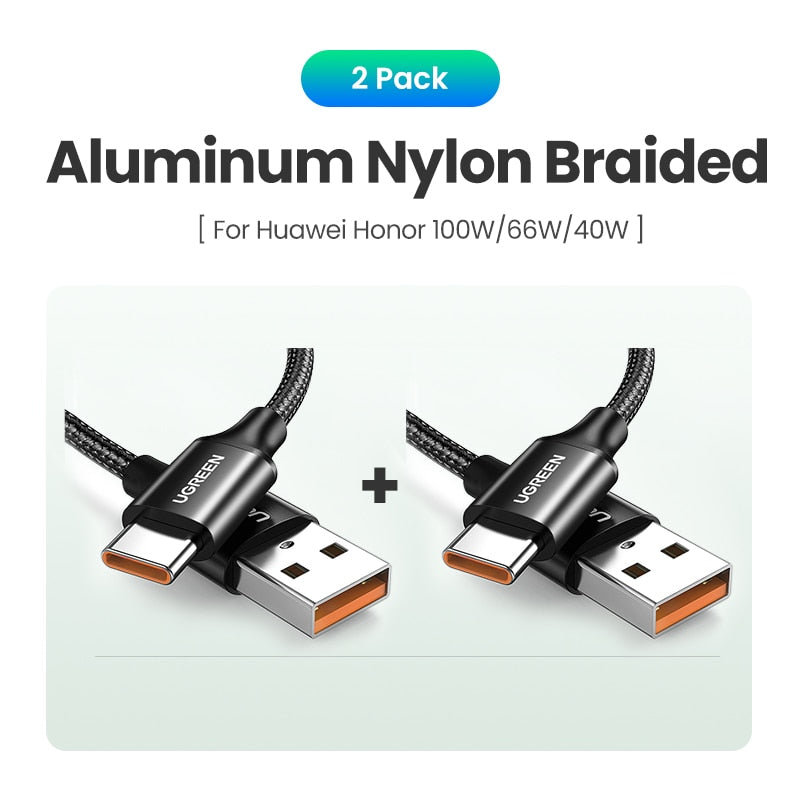 5 A Super Chargeur Type-C Cable téléphone