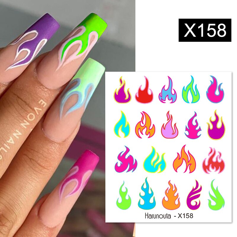 Different Styles & Colors Nail Art Water Decals