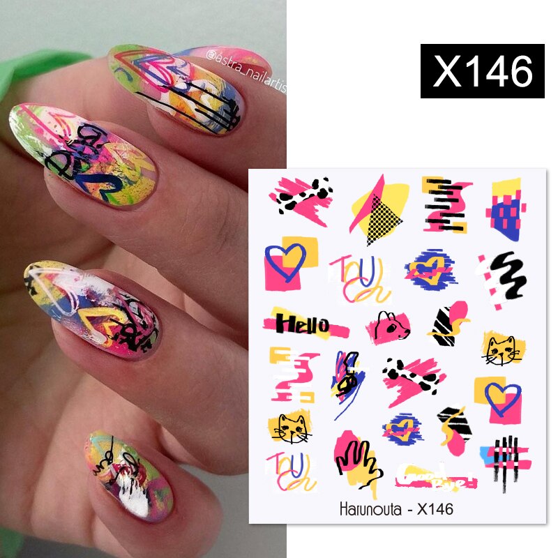 Different Styles & Colors Nail Art Water Decals