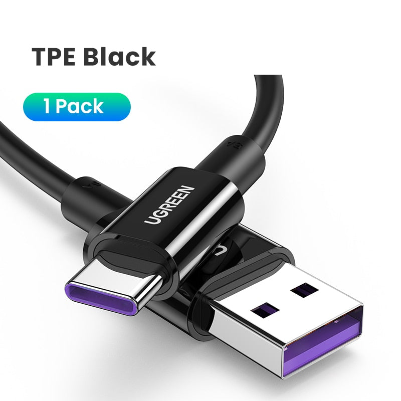 5 A Super Chargeur Type-C Cable téléphone
