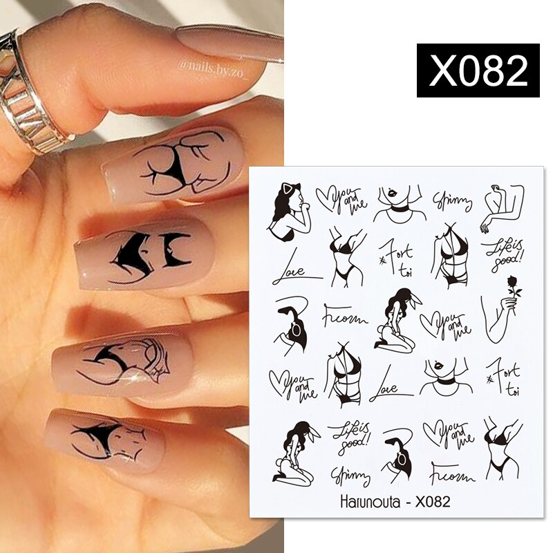 Different Styles & Colors Nail Art Water Decals