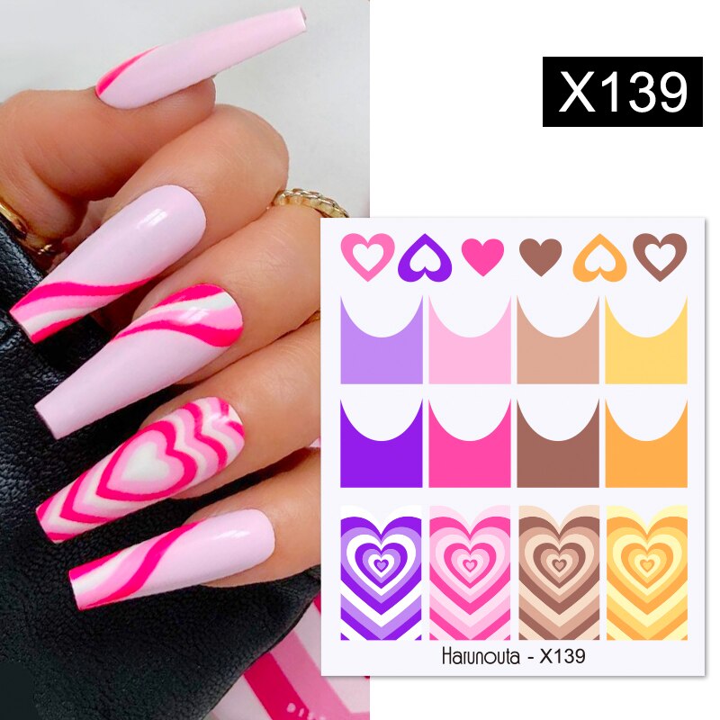 Different Styles & Colors Nail Art Water Decals