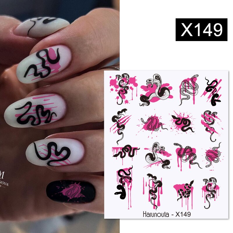 Different Styles & Colors Nail Art Water Decals