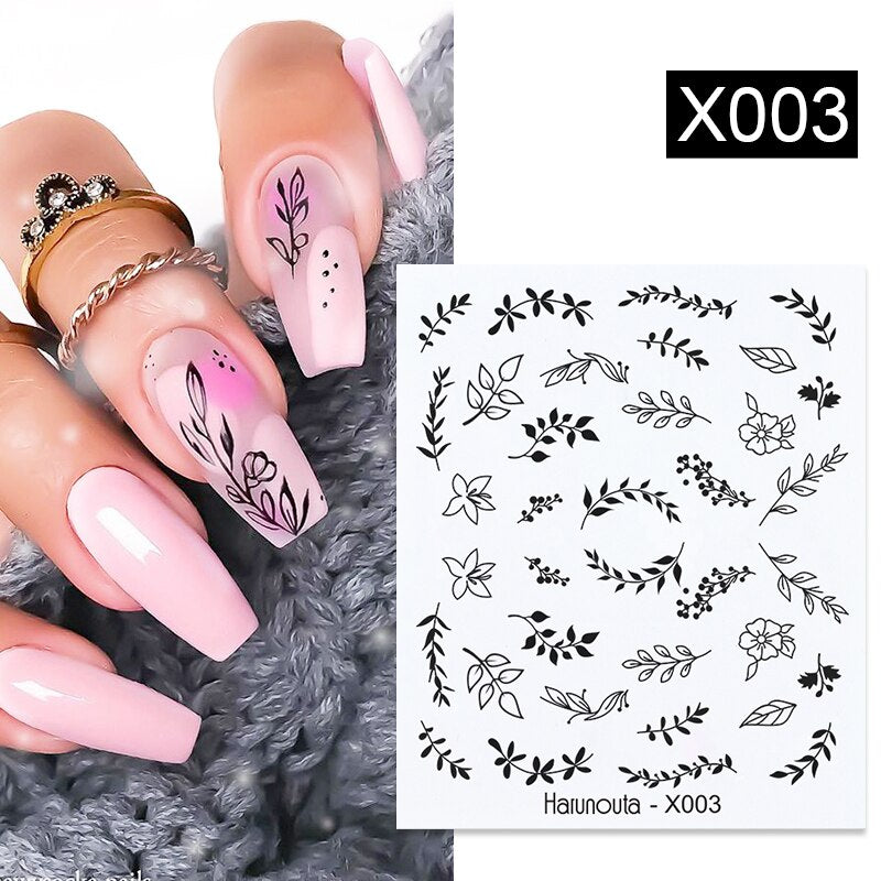 Different Styles & Colors Nail Art Water Decals