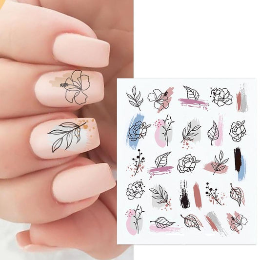 Different Styles & Colors Nail Art Water Decals