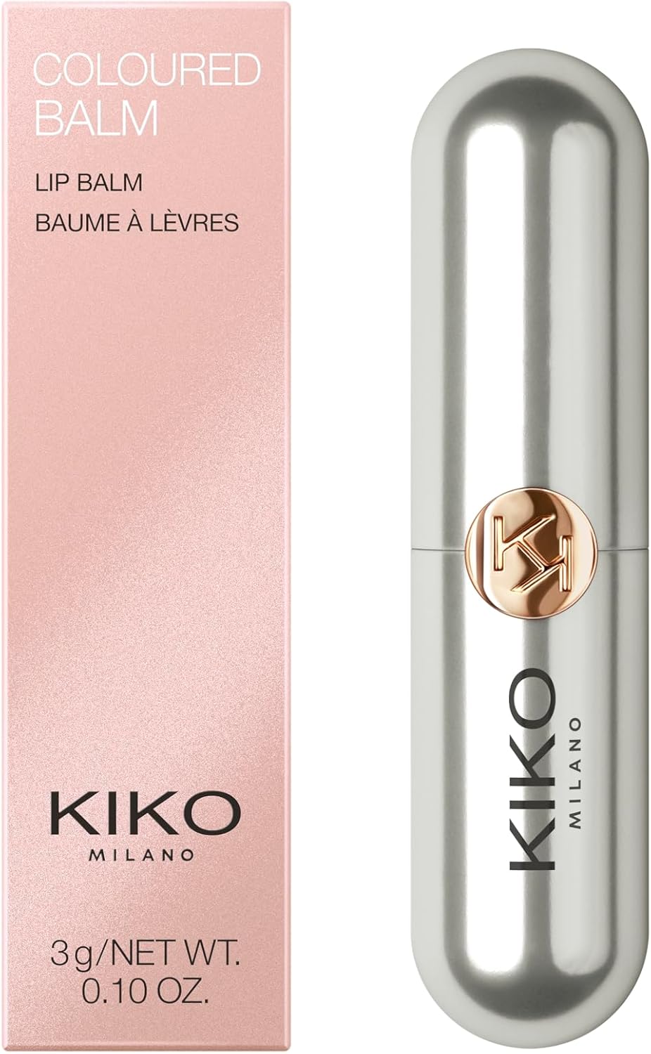 KIKO Milano Coloured Balm 06, Baume À Lèvres Coloré À Action Hydratante À L'Arôme Fruité Agréable