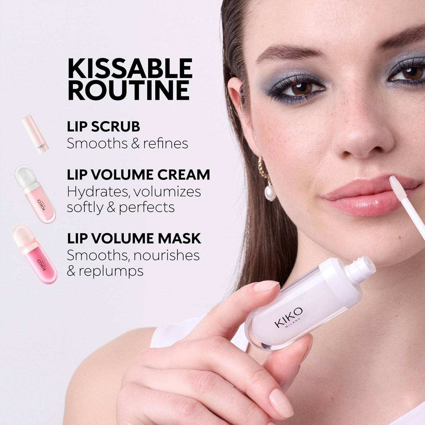 KIKO Milano Kissable Lip Volume Plumping Lip Cream 05, Crème Pour Les Lèvres Perfectrice Effet Volumateur