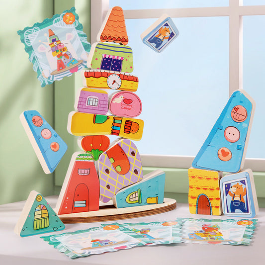 THEMEASHOP™ ENFANT-  Éducation préscolaire, équilibre cognitif, musique aux multiples facettes, jeux de construction colorés, motricité fine, renforcement musculaire, interaction parent-enfant